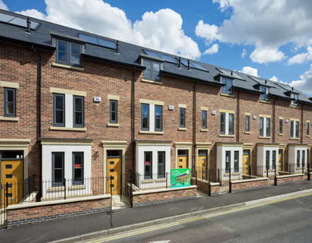 Mill Lane – Conservation area development of eight low-energy ‘eco’ townhouses